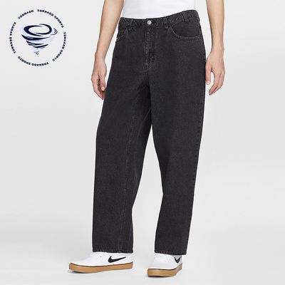 Nike/耐克正品2025秋季款男士耐穿宽松牛仔休闲长裤HV0263-010