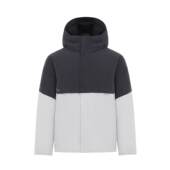 男子时尚 新款 简约运动休闲保暖连帽羽绒服AYMV037 冬季 李宁正品