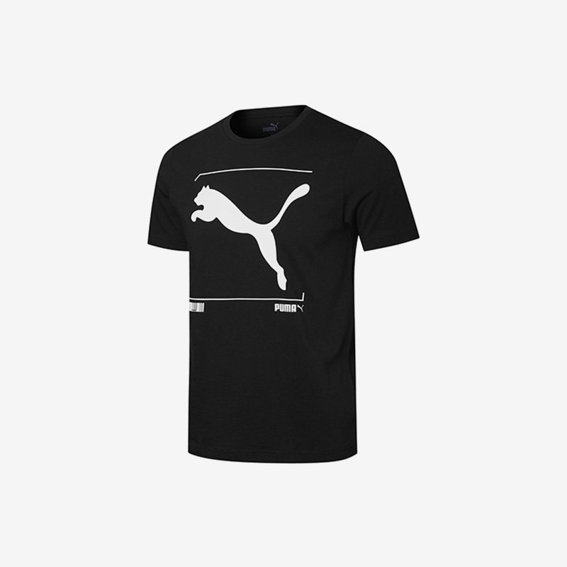 Puma/彪马正品男士美式复古大Logo印花运动短袖T恤845997-01,运动服/休闲服装,运动T恤,淘宝优惠券,粉丝福利购,淘宝优惠卷