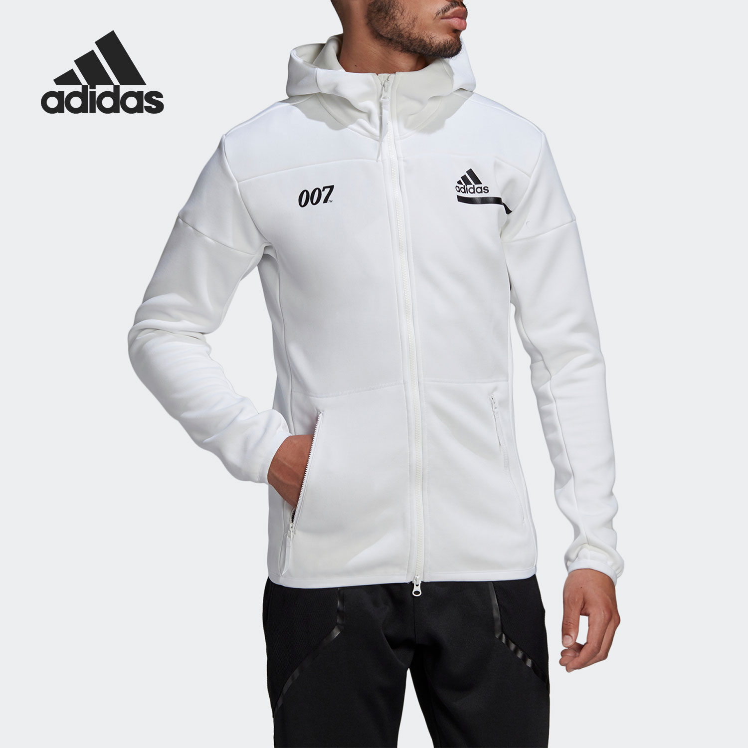 Adidas/阿迪达斯官方正品休闲男子时尚潮流运动防风外套 GN6812