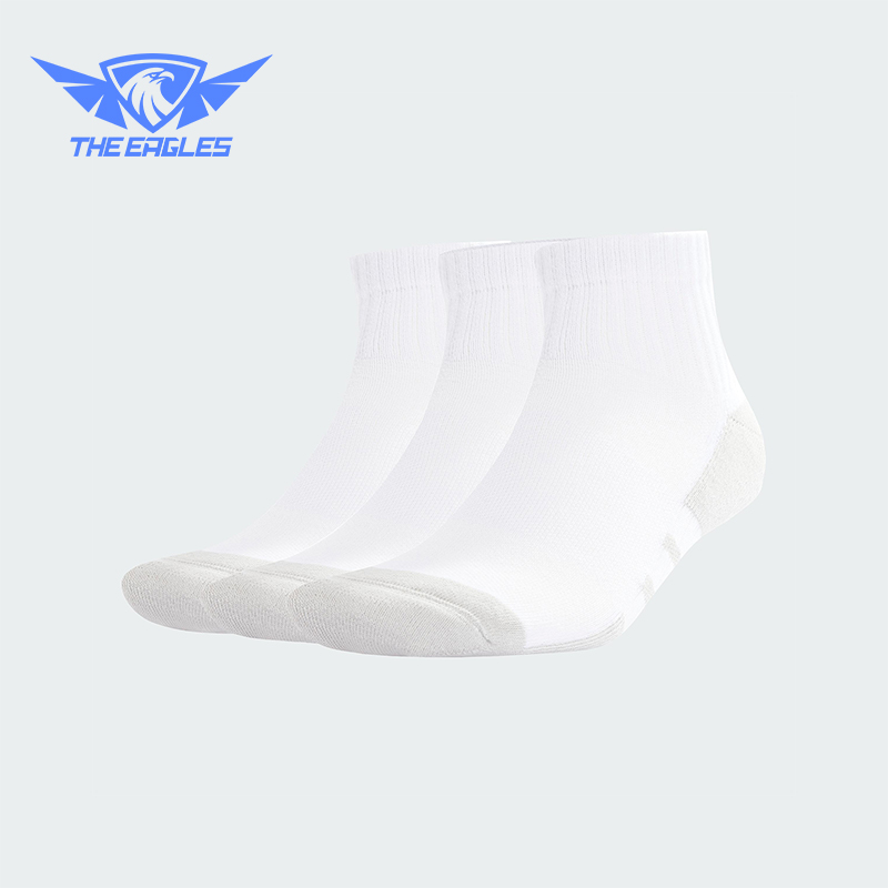 Adidas/阿迪达斯正品ESS CC QRT 3P男女同款运动袜三双装JD9568
