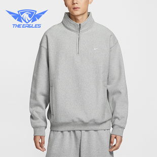 运动加绒宽松轻盈卫衣HV1095 Nike Swoosh男士 Solo 063 耐克正品