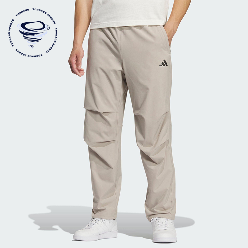 Adidas/阿迪达斯正品2025夏季男士耐穿梭织运动户外长裤KH3762