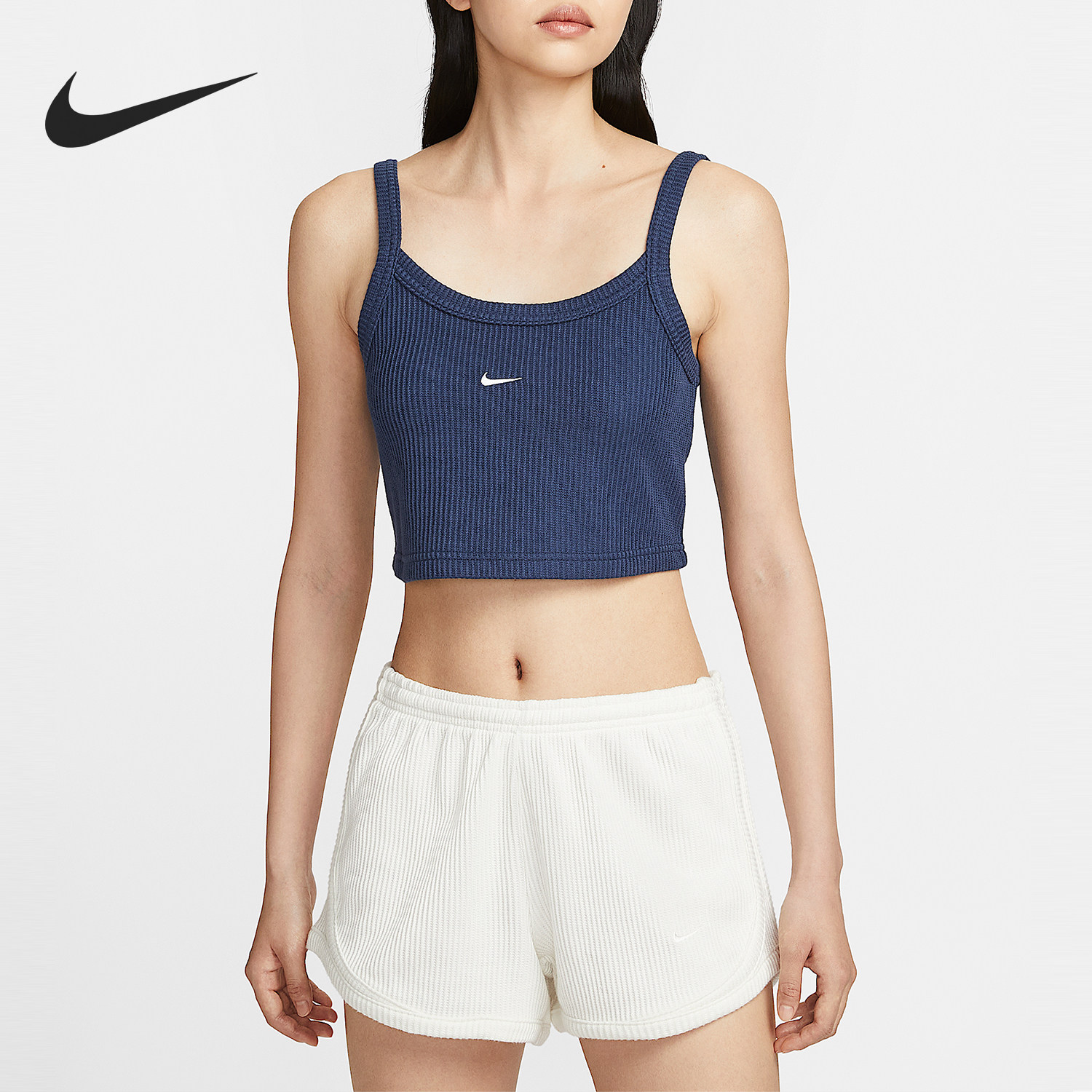 Nike/耐克正品Sportswear女士短款透气针织背心HV2407-410,运动服/休闲服装,运动背心,淘宝优惠券,粉丝福利购,淘宝优惠卷