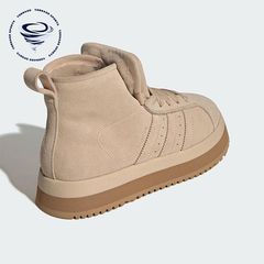 Adidas/阿迪达斯正品三叶草女士休闲保暖厚底运动雪地靴JR3735