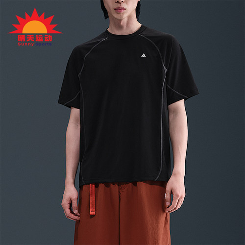 Nike/耐克正品Dri-FIT男士套头针织休闲运动透气短袖HJ2882-010