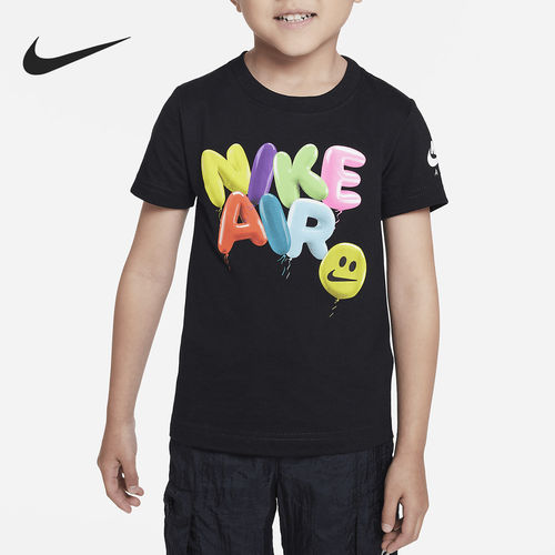 Nike/耐克正品Air Balloon 小童针织圆领短袖T恤FQ0920-010