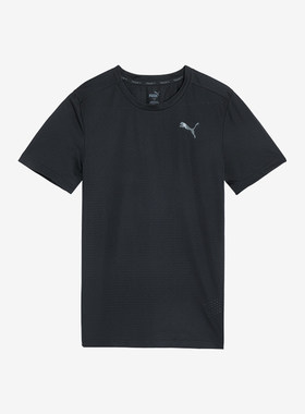 Puma/彪马正品2024夏季新款男士时尚网眼短袖T恤523002-01