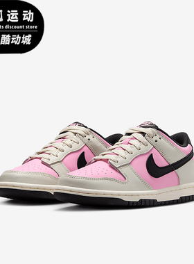 Nike/耐克正品Dunk Low GS女子大童运动复古系带板鞋FB9109-601