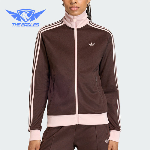 Adidas/阿迪达斯正品三叶草女士休闲拼接经典运动日常外套KD3742