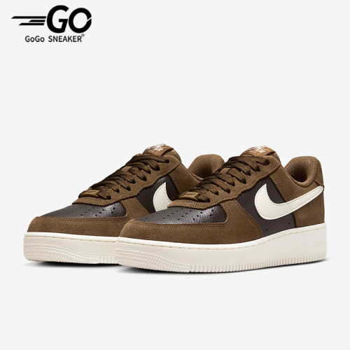 Nike/耐克正品Air Force 1女士低帮翻毛皮休闲轻便板鞋IO1914-235