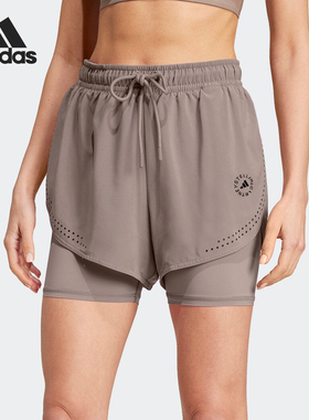 Adidas/阿迪达斯正品TPR 2IN1SH女士二合一系带短裤IT8224