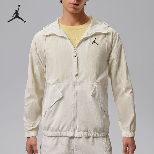 Nike耐克正品Jordan Utility男连帽拉链松紧带运动夹克IW1901-030