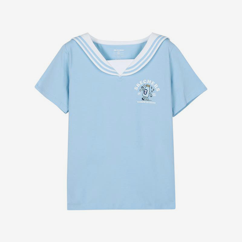 Skechers/斯凯奇正品夏季汉口二厂联名海领大童运动短袖T恤,童装/婴儿装/亲子装,T恤,淘宝优惠券,粉丝福利购,淘宝优惠卷