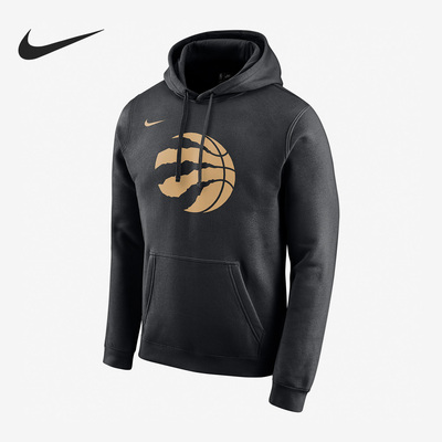 Nike/耐克正品NBA猛龙队男子篮球运动加绒保暖卫衣CD3267-010