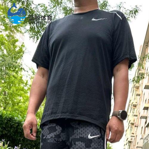 Nike/耐克正品2026春季款男士圆领套头经典透气短袖AJ7566-334