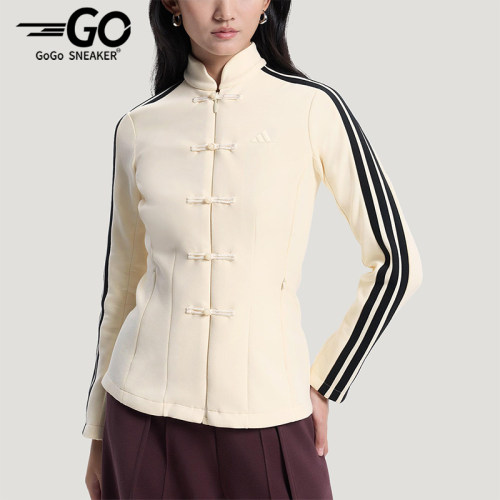 Adidas/阿迪达斯正品春季女士新中式休闲经典时尚修身外套HY2129
