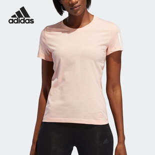 女子RUN 当季 TEE EJ8275 Adidas SOFT圆领休闲T恤 阿迪达斯正品