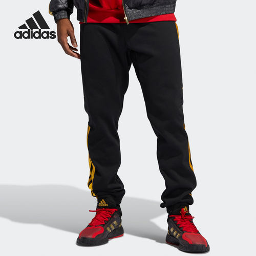Adidas/阿迪达斯正品新款 CNY ROSE PANT 男子篮球运动长裤GN5368