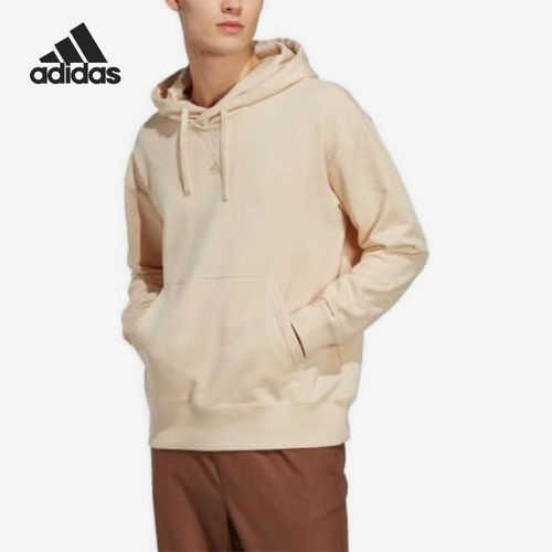 Adidas/阿迪达斯正品2026春季款男士连帽套头运动卫衣IC9768