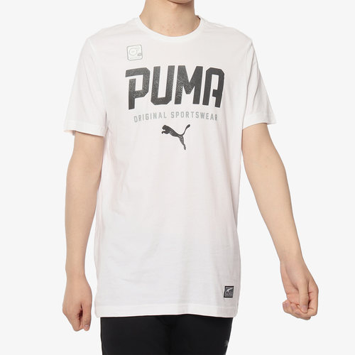 Puma/彪马正品秋冬季新款男子运动休闲圆领短袖T恤593029-02