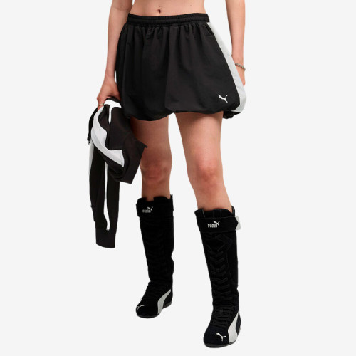 Puma/彪马官方正品2025  女士透气时尚拼接休闲蓬蓬裙634538-01