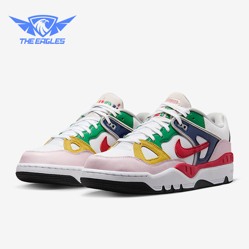Nike/耐克正品Air Force 3男士休闲运动耐磨拼接板鞋FQ7012-100