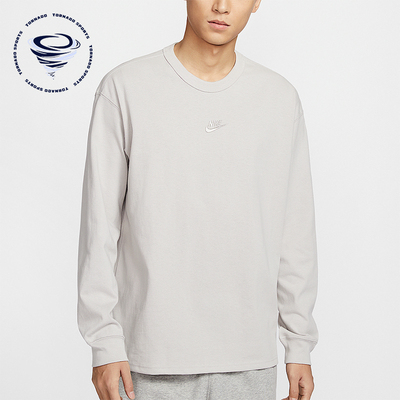 Nike/耐克正品Sportswear男士简约针织休闲长袖T恤DO7391-014