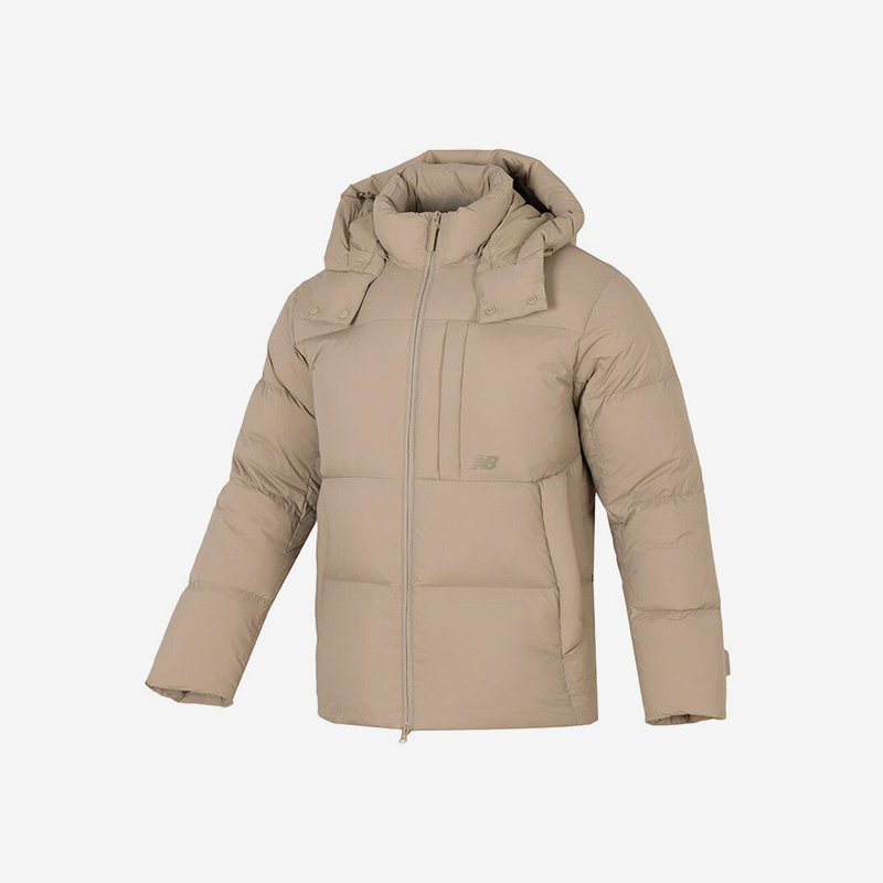 New Balance/NB正品2025新款男子保暖舒适连帽羽绒服NPE41031-DB
