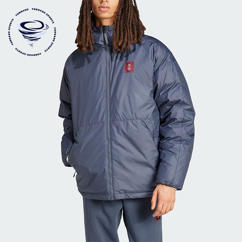Adidas/阿迪达斯正品新款男士运动休闲保暖双面穿羽绒服IT4182