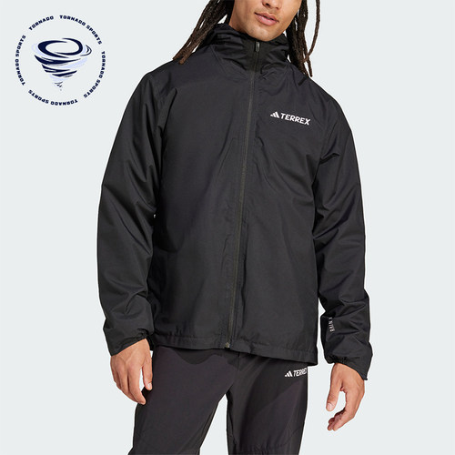 阿迪达斯男士户外运动梭织外套