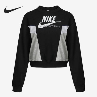 Nike/耐克正品新款女子休闲上衣运动服长袖套头衫外套 CZ8599-010