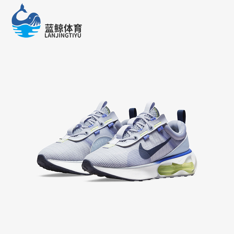 Nike/耐克正品AirMax空新款女白蓝色低帮经典透气篮球鞋DA319-02