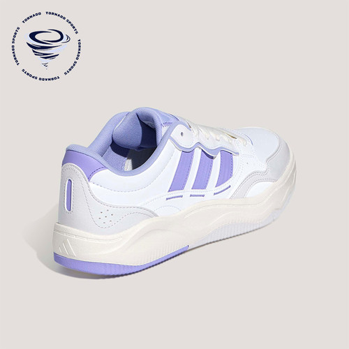 Adidas/阿迪达斯正品Lite Shuffle女士系带日常运动板鞋KH9026