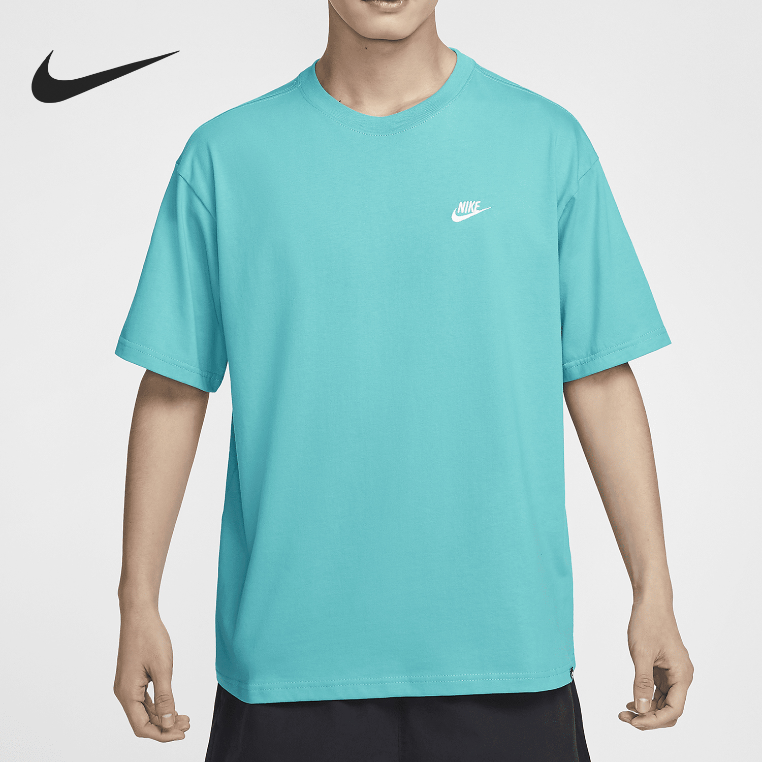 Nike/耐克官方正品Sportswear Club 男士宽松短袖T恤FV0376-345