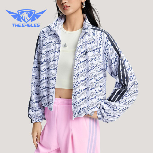 Adidas/阿迪达斯正品DCE AOP JKT女士潮流梭织时尚夹克外套KS0274