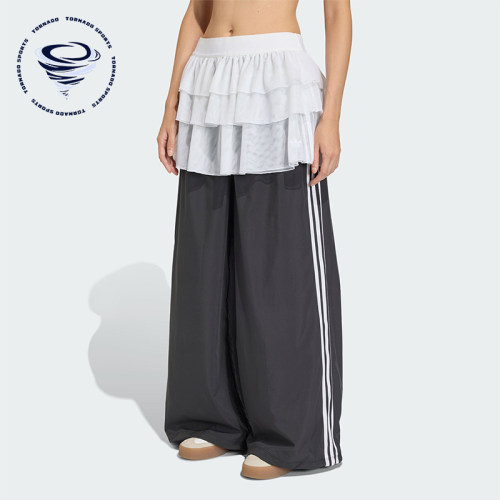 Adidas/阿迪达斯正品三叶草新款女黑白色宽松经典运动长裤KS1431