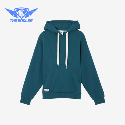 Puma/彪马正品运动男女加绒保暖连帽休闲卫衣套头衫631530-60