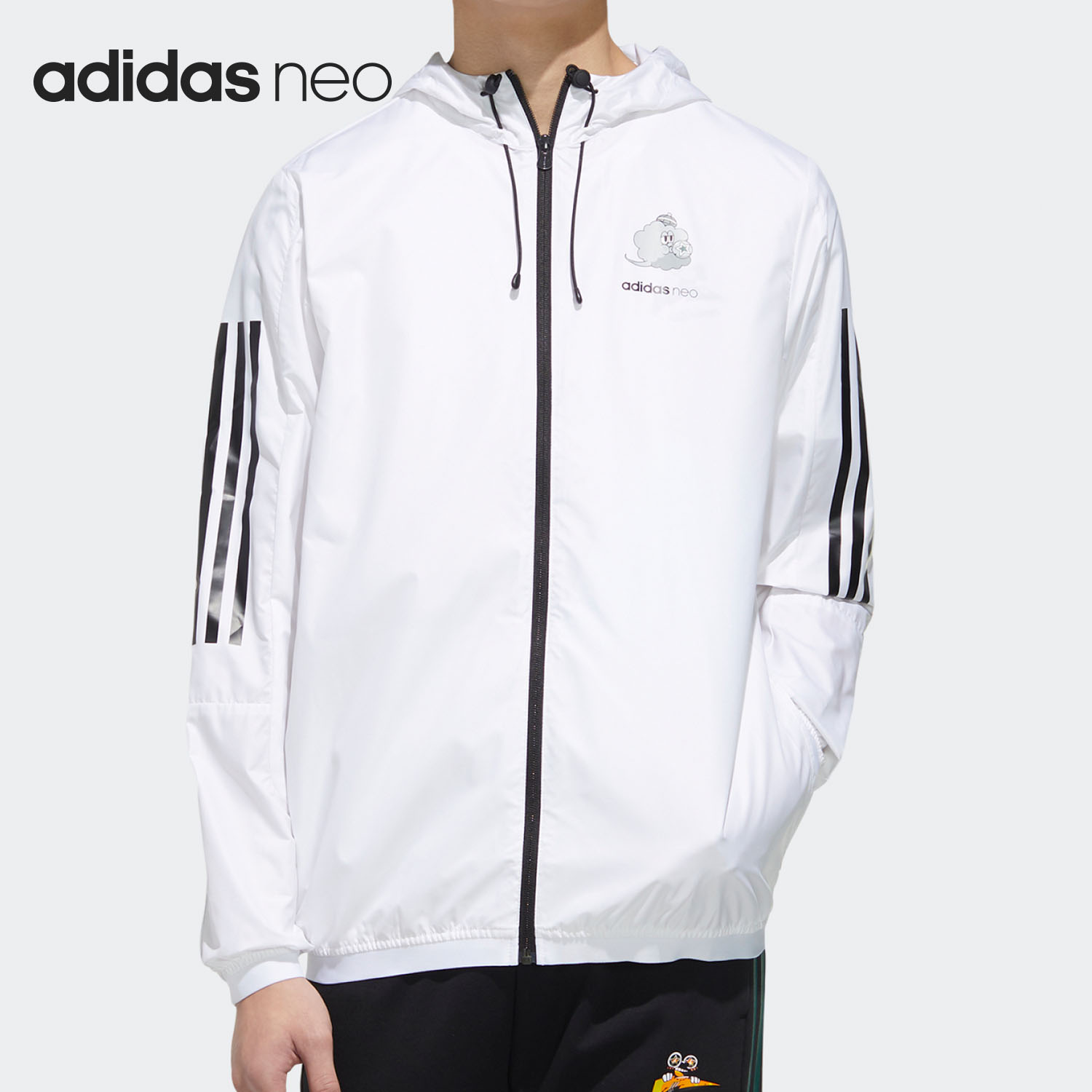 Adidas/阿迪达斯正品neo M BRND PRD WB男子休闲运动外套GK5869