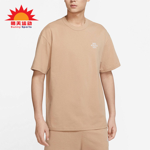 Nike/耐克正品夏季款男士圆领透气印花经典运动短袖T恤FD0306-200