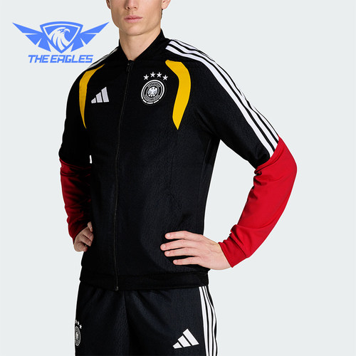 Adidas/阿迪达斯正品DFB PRE JKT男士亲肤经典长袖夹克外套KB4476
