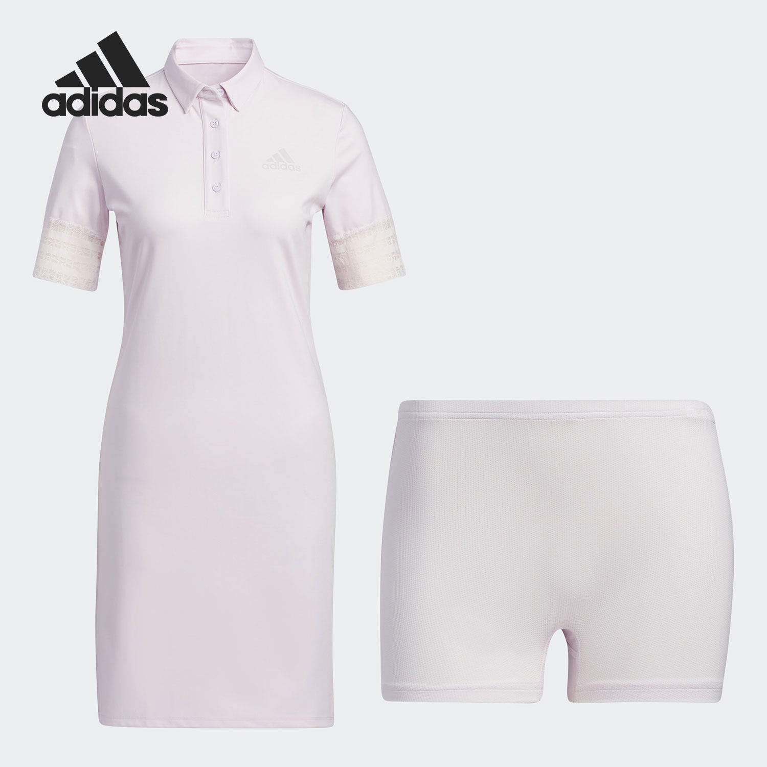 Adidas/阿迪达斯正品夏季新款女子运动翻领短袖连衣裙HA0216,运动服/休闲服装,运动连衣裙,淘宝优惠券,粉丝福利购,淘宝优惠卷