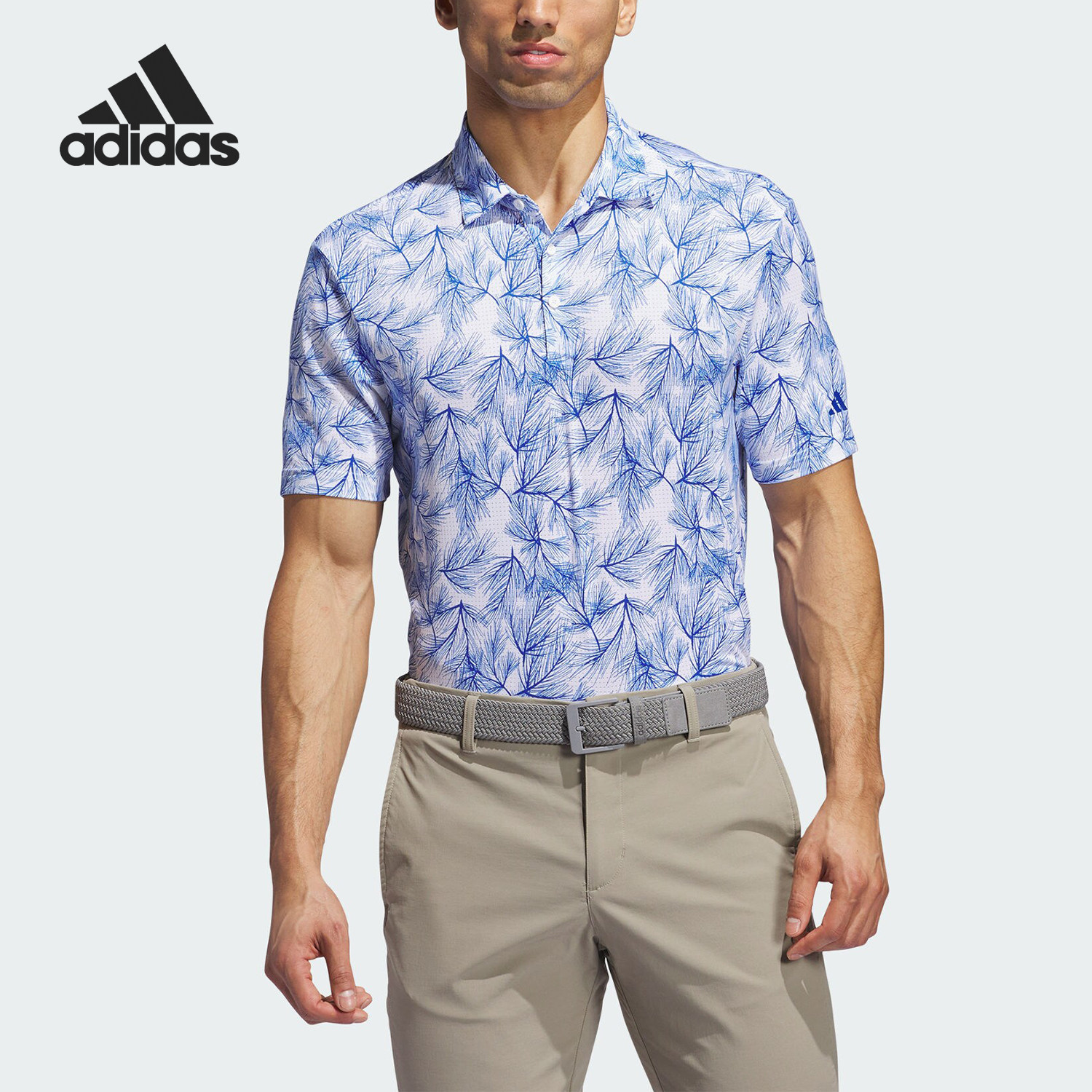 Adidas/阿迪达斯正品ULT365 PINE PRT男士翻领POLO衫IW1412