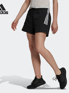 Adidas/阿迪达斯正品当季新款女子运动休闲健身短裤 H21576