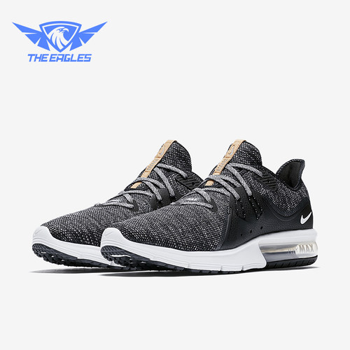 Nike/耐克正品AIR MAX SEQUENT3 男士气垫跑步鞋921694-011