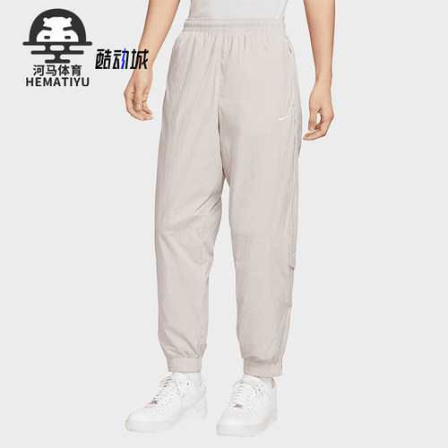 Nike/耐克正品Solo Swoosh男士休闲宽松经典束脚长裤FB8621-072