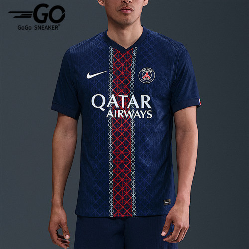 Nike/耐克正品2025夏季款男士足球拼接训练经典球衣HJ4547-411