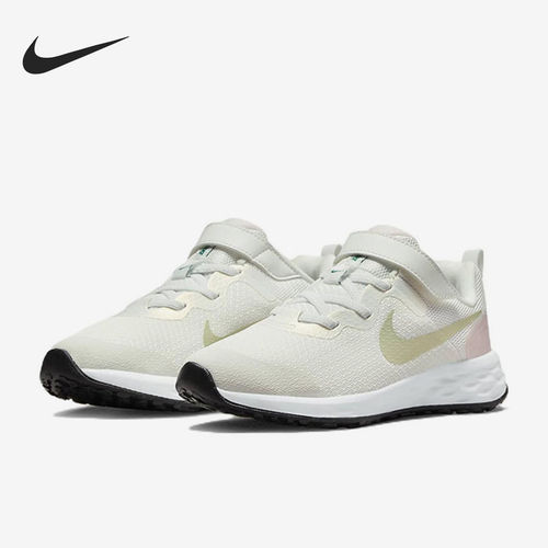 Nike耐克正品Revolution6NextNatureSE儿童跑步鞋DR9978-115
