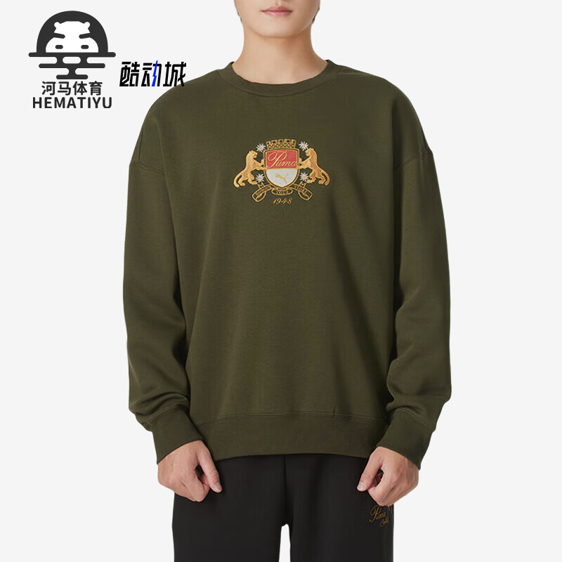 彪马男女印花时尚休闲宽松卫衣