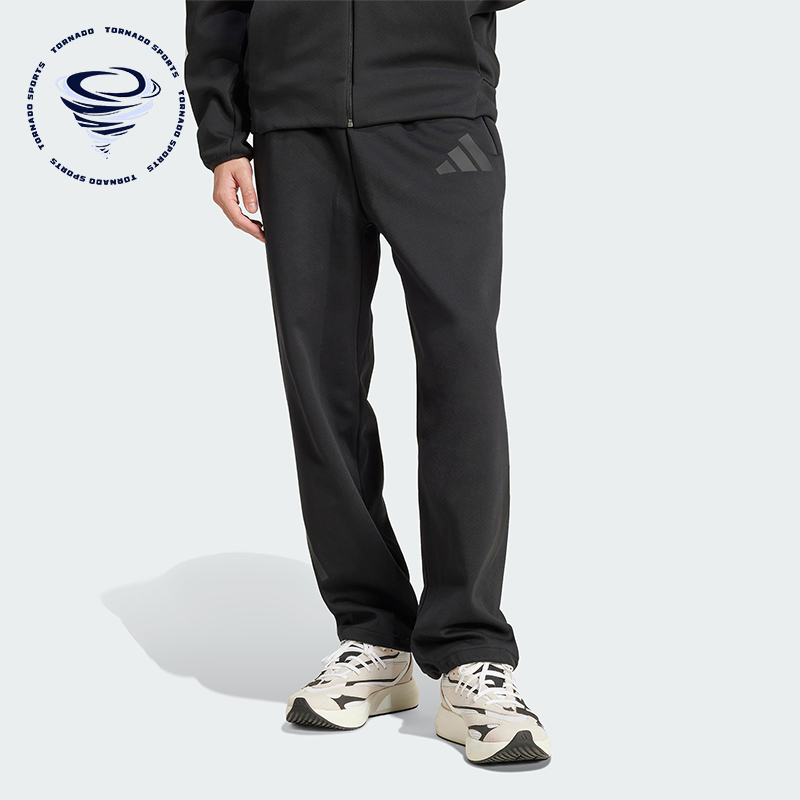 Adidas/阿迪达斯正品新款男士柔软系带宽松针织长裤JC5478